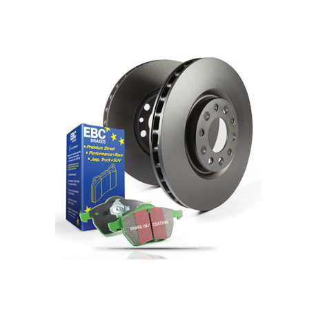 EBC brakes Rear kit EBC PD01KR091 - Discs Premium OE + brake pads Greenstuff | races-shop.com