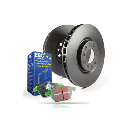 EBC brakes Rear kit EBC PD01KR621 - Discs Premium OE + brake pads Greenstuff | races-shop.com
