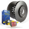 Rear kit EBC PD03KR224 - Discs Premium OE + brake pads Yellowstuff 