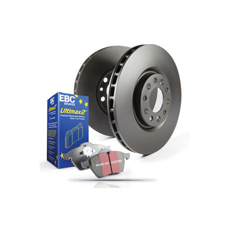 EBC brakes Front + Rear kit EBC PD40K201 - Discs Premium OE + brake pads Ultimax OE | races-shop.com