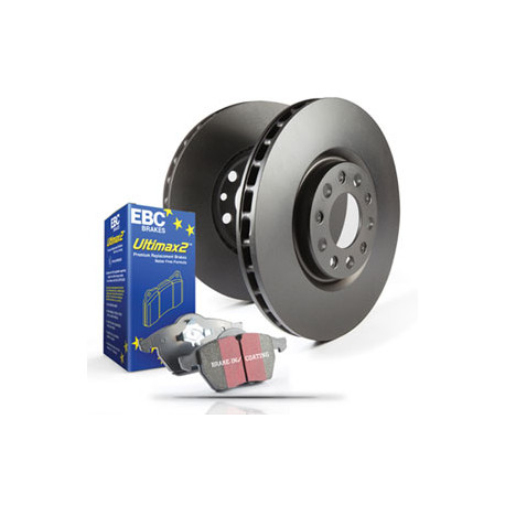 EBC brakes Front + Rear kit EBC PD40K305 - Discs Premium OE + brake pads Ultimax OE | races-shop.com