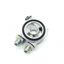 Oil filter adapter input/output with thermostat AN10