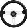 Steering wheel Luisi Sharav, 315mm, leather, flat