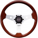 steering wheels Steering wheel Luisi Imola, 310mm, mahogany, flat | races-shop.com