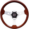Steering wheel Luisi Imola, 310mm, mahogany, flat