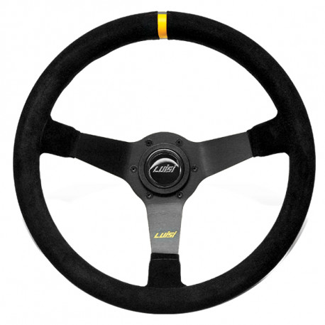 steering wheels Steering wheel Luisi Mirage Corsa, 350mm, suede, 75mm , deep dish | races-shop.com