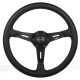 steering wheels Steering wheel Luisi Mistral, 380mm, leather, flat | races-shop.com