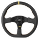 steering wheels Steering wheel Luisi Stealth Corsa, 355mm, leather, 42mm , deep dish | races-shop.com
