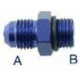 Hose pipe reducers male to male Reducer AN6 to AN10 with O ring - male/male | races-shop.com