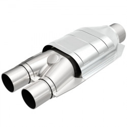 Universal catalytic converter MAGNAFLOW 444007 Euro 5 - 64mm / 2x51mm