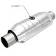 Universal catalysts Universal catalytic converter MAGNAFLOW 408055 Euro 5 - 57mm | races-shop.com