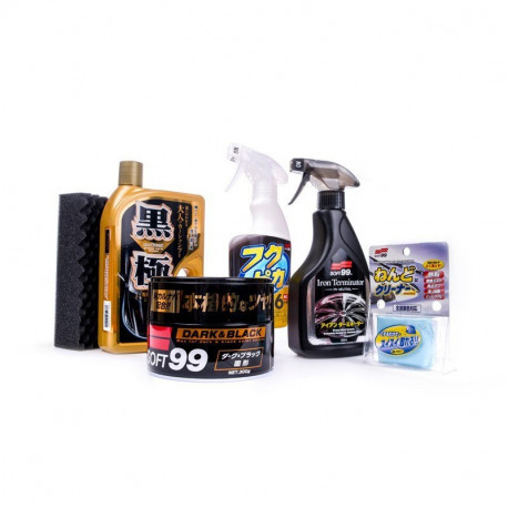 Autodetailing sets Soft99 kit for dark paints | races-shop.com