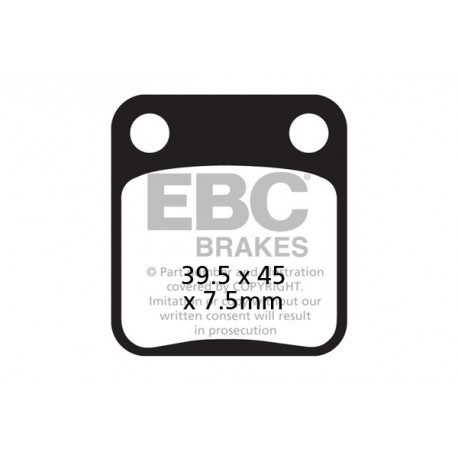 EBC brakes Moto EBC Brake pads Carbon TT FA054TT | races-shop.com