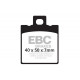 EBC brakes Moto EBC Brake pads Organic FA047TT | races-shop.com