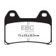 EBC brakes Moto EBC Brake pads Organic FA244 | races-shop.com