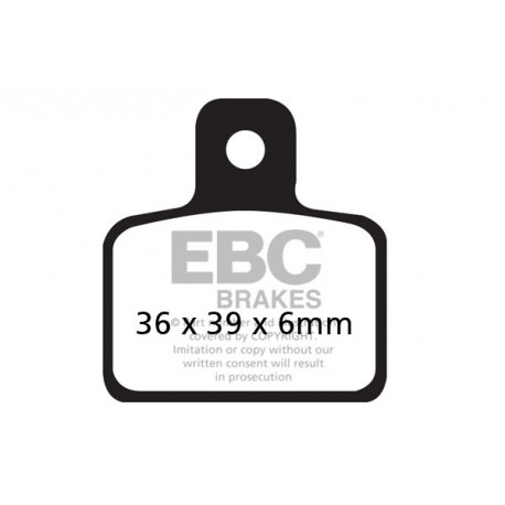 EBC brakes Moto EBC Brake pads Organic FA351TT | races-shop.com