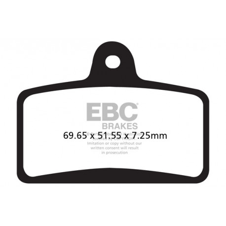 EBC brakes Moto EBC Brake pads Organic FA399 | races-shop.com