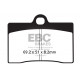 EBC brakes Moto EBC Brake pads Organic FA095 | races-shop.com