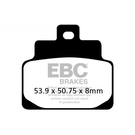 EBC brakes Moto EBC Brake pads SFA Scooter Organic SFA301 | races-shop.com