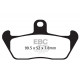 EBC brakes Moto EBC Brake pads Organic FA163 | races-shop.com