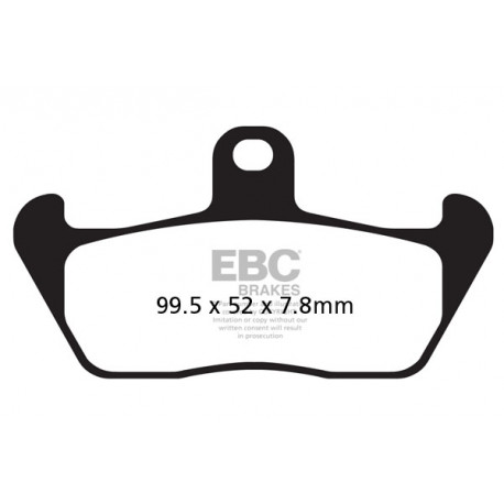 EBC brakes Moto EBC Brake pads Organic FA163 | races-shop.com