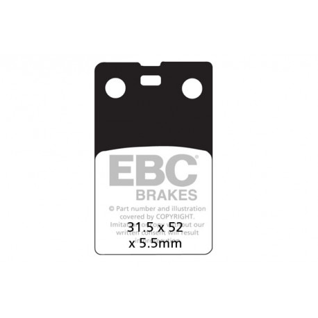 EBC brakes Moto EBC Brake pads Organic FA099 | races-shop.com