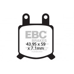 EBC Brake pads Organic FA209/2