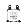 EBC Brake pads Organic FA076