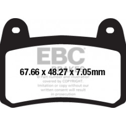 EBC Brake pads Organic FA658