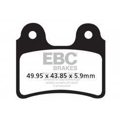 EBC Brake pads Carbon TT FA303TT
