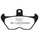 EBC brakes Moto EBC Brake pads Organic FA FA407 | races-shop.com