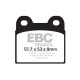 EBC brakes Moto EBC Brake pads Organic FA FA057 | races-shop.com