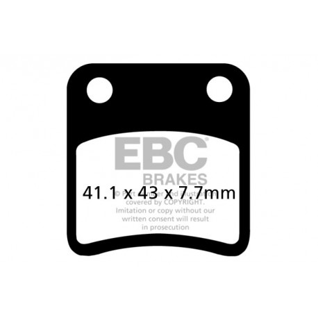 EBC brakes Moto EBC Brake pads Organic SFA257 | races-shop.com