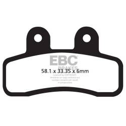 EBC Brake pads Organic FA FA448