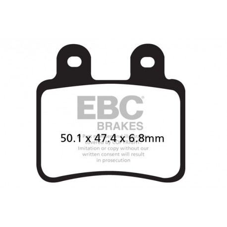 EBC brakes Moto EBC Brake pads Organic FA FA350 | races-shop.com
