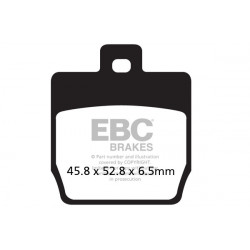 EBC Brake pads Organic SFA268