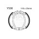 EBC brakes Moto EBC Brake Shoes Plain Y530 | races-shop.com
