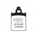 EBC brakes Moto EBC Brake pads Organic SFA186 | races-shop.com