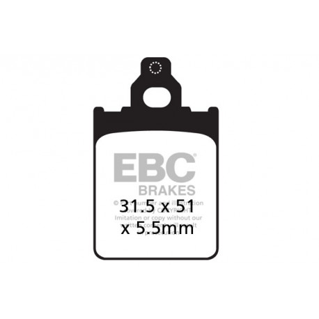 EBC brakes Moto EBC Brake pads Organic SFA186 | races-shop.com