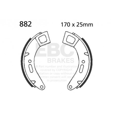 EBC brakes Moto EBC Front Brake pads Organic 805 | races-shop.com
