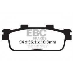 EBC Brake pads Organic SFA427
