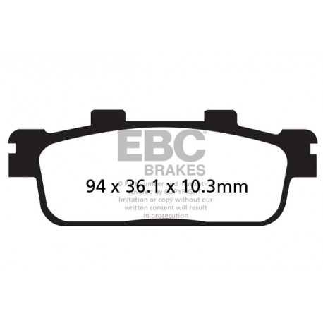EBC brakes Moto EBC Brake pads Organic SFA427 | races-shop.com
