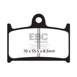 EBC Brake pads Organic SFA283/4