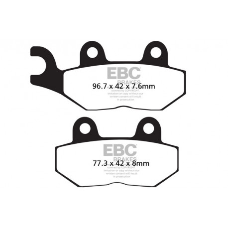 EBC brakes Moto EBC Brake pads Organic FA214 | races-shop.com