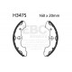 EBC brakes Moto EBC Brake Shoe Organic H347S | races-shop.com