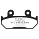 EBC brakes Moto EBC Brake pads Organic FA FA203 | races-shop.com