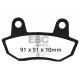 EBC brakes Moto EBC Brake pads Organic FA090 | races-shop.com