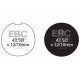 EBC brakes Moto EBC Brake pads Organic FA039 | races-shop.com