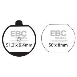 EBC Brake pads Organic FA073