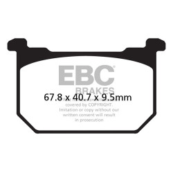 EBC Brake pads Organic FA FA068